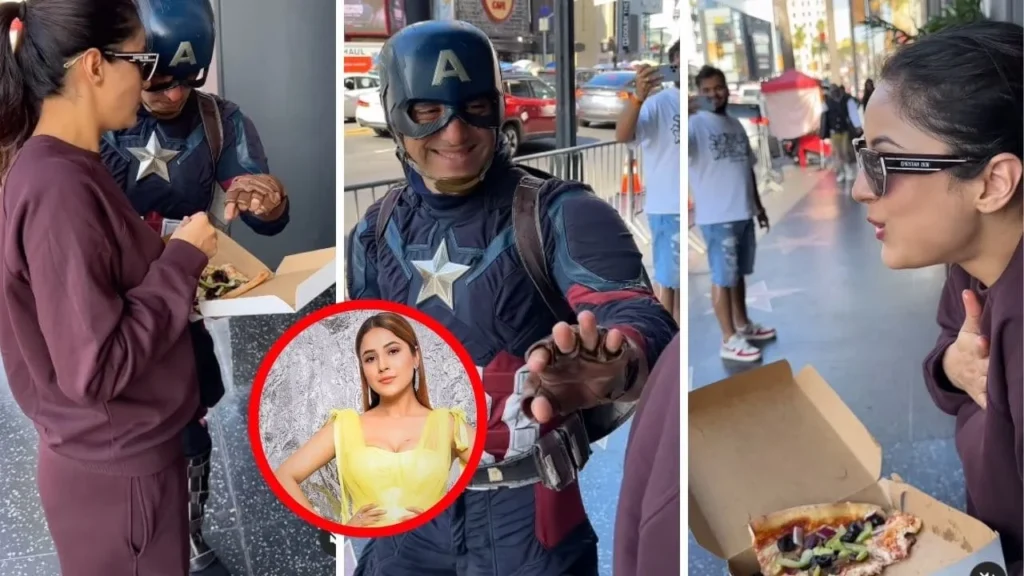 Captain America Does Pizza Prank with Shehnaaz Gill's