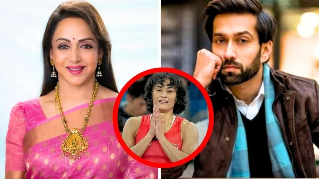 Nakul Mehta Called Disgraceful to Hema Malini’s for Vinesh Phogat